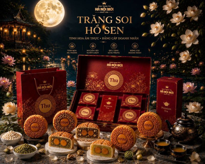 TRĂNG SOI HỒ SEN – NƠI TINH HOA HÀ THÀNH HÓA THÀNH MÓN QUÀ
